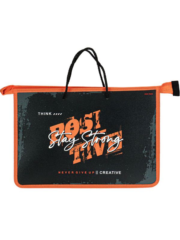 П-9709 Папки детские на шнурке А4 БУДЬ СИЛЬНЫМ!