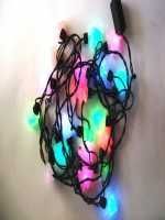 E07082 Гирлянда нить"Елка" 20 диод. ассорти