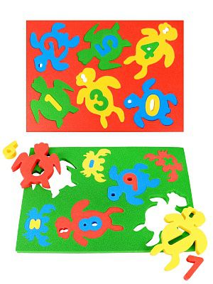 И-7520 Развивающая игрушка из ЭВА Веселый счет "Черепашки"