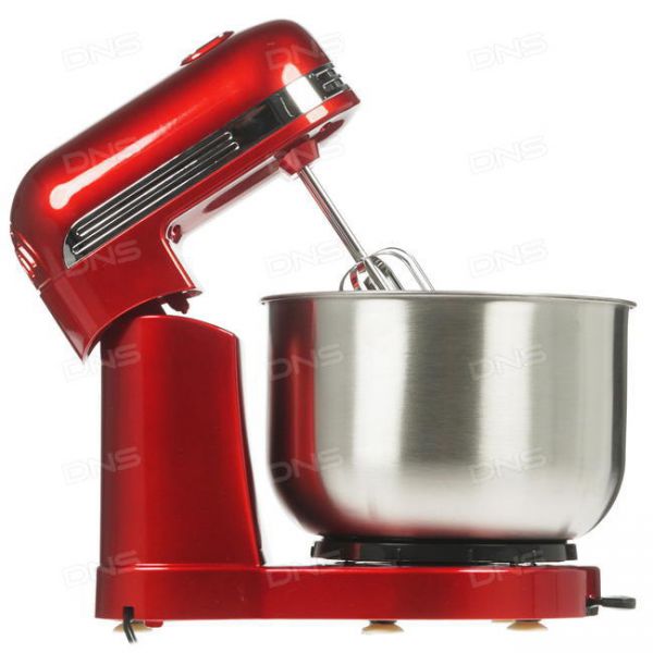 Миксер АКСИНЬЯ КС-400Н с чашей красный 600ВТ,5 скоротей