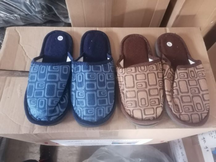 Тапочки муж. комнатные закрытые (12пар/1уп.)