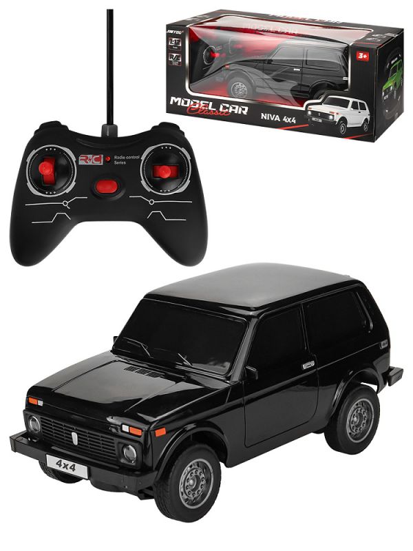 2838828 Машинка на р/у (размер 23х11х13см,USB, в кор., пульт 2*АА не в комплекте), цвет:чёрный