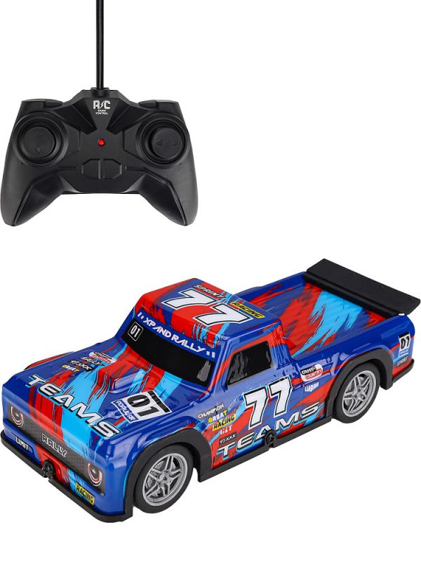 0878943FCJ Машинка р/у (размер 19х7,9х6 см, свет, пульт, 5*AA не в компл, в кор.)