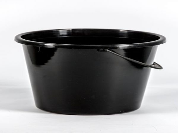 020132 Ведро "Огородное"10л черное(выс-26см,диам-28см