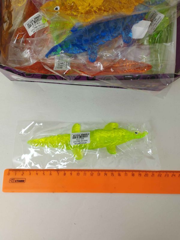 WG-LZ-27 АНТИСТРЕСС КРОКОДИЛ ИЗ ЛИЗУНА 40ШТ/У