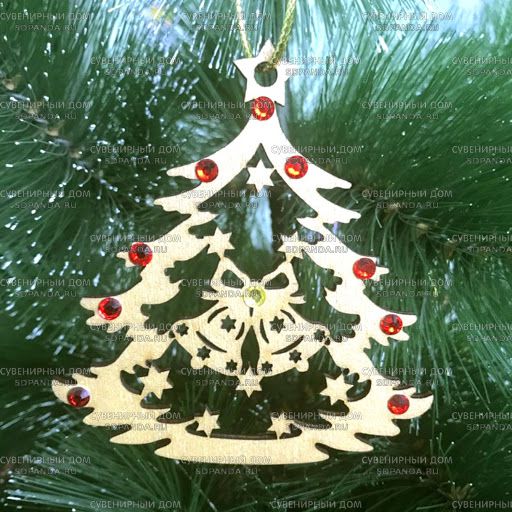 17-741JT Н Г украш Елочка-колокольчик 16 см