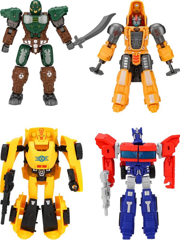 1371068FCJ Набор Роботов-трансформеров (4 шт.), 42,2х7,6х29,3 см, в коробке