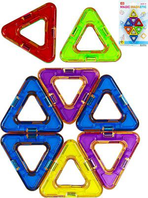 2001546 Магнитный конструктор "Магический магнит" (19,5х12,5х1 см)(8 деталей, в блистере)