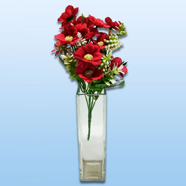 D35406 ИСКУССТВЕННЫЕ ЦВЕТЫ, КРИСТАЛЛ-КАНЦ «РОМАШКИ», 30 СМ, АССОРТИ