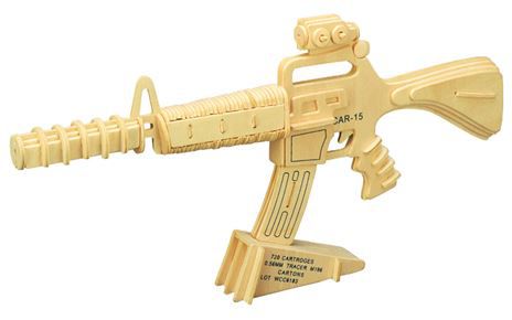 МД-0501 3. СБОРНЫЕ МОДЕЛИ. 2 BIG.АВТОМАТ М4 (Лазерная резка)