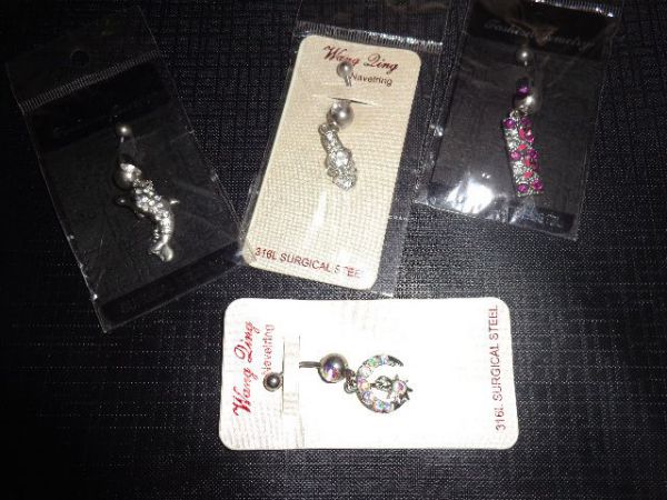 Серьга пирсинг 1246 для пупка