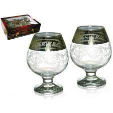 EAV63-160 Набор бокалов 6шт. с рис. "Барокко"