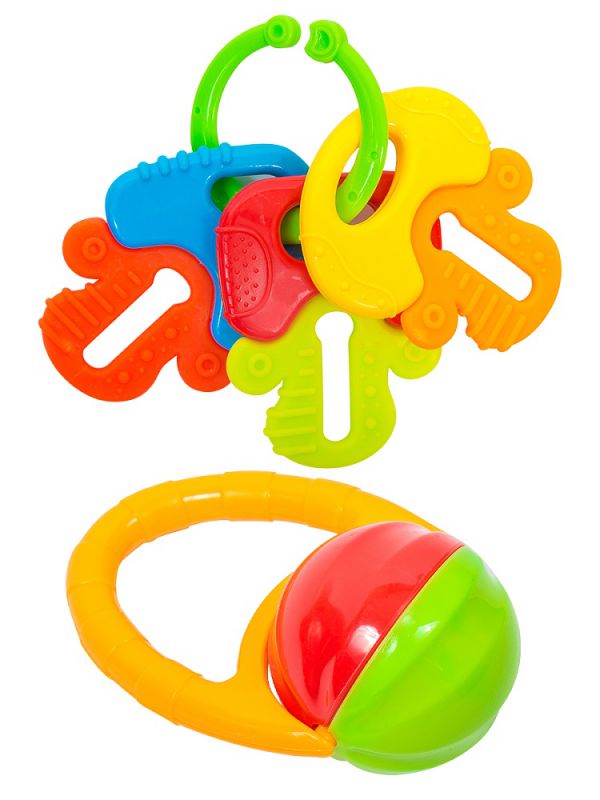 И-9915 Погремушка"Веселые звуки-5"0+(2шт., в пакете)