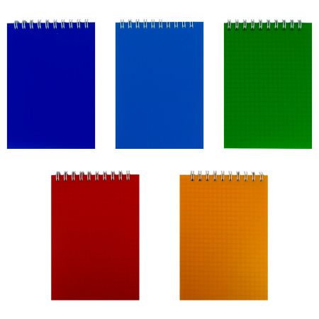 8949461894922 Блокнот, А6, 80л, клетка, пластик, спираль, ассорти