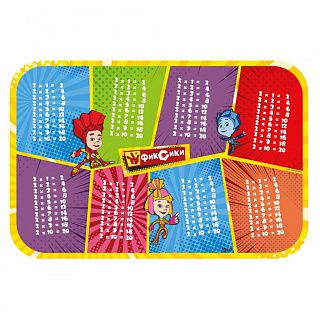 СФ-ФКС-001 Салфетка сервировочная 42*27 см " Фиксики " Таблица умножения.