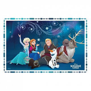 СФ-ХС1-002 Салфетка сервировочная 42*27 см " Холодное сердце" Северное сияние.