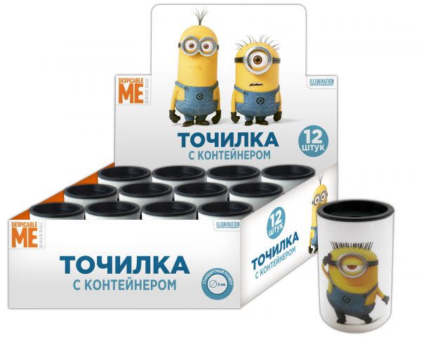 34137 Точилка с контейнером Миньоны тм Despicable Me