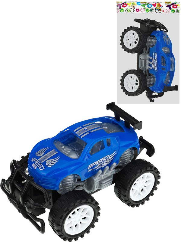 1713580 Машинка инерционная "Бигфут-2" (12 см, 2 цвета микс, в пакете)