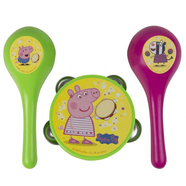 30569 Набор "Бубен и маракасы”,на блистере,ТМ Peppa Pig