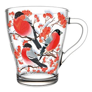 1649-Д Кружка для чая 250мл (Живая природа. Сакура)