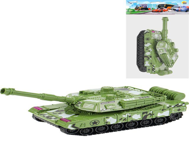 МИ-7489 Танк инерционный, размер 15х5х4,5см, пластик, цвет микс