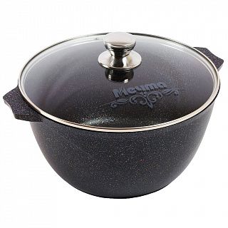 46803 Кастрюля 6л  АП Гранит star