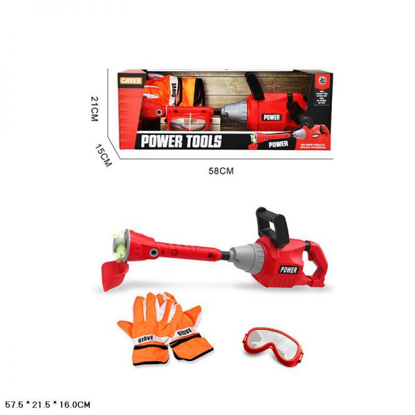 1068-12BKY Газонокосилка в комплекте, 3дет (свет, звук)