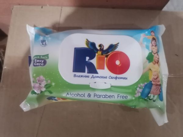 Салфетки влажные ECO Лиса,Жираф,Мишка 72шт (SUNLIGHT BABY) 030555