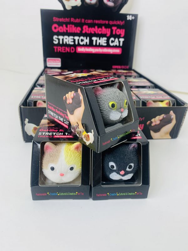 1121-KKX АНТИСТРЕСС КОШКА В КОР. 9СМ 12ШТ/УП