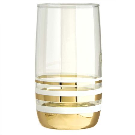 LNK9369 Набор 6 стаканов, 330мл "Line Gold+краска" 3