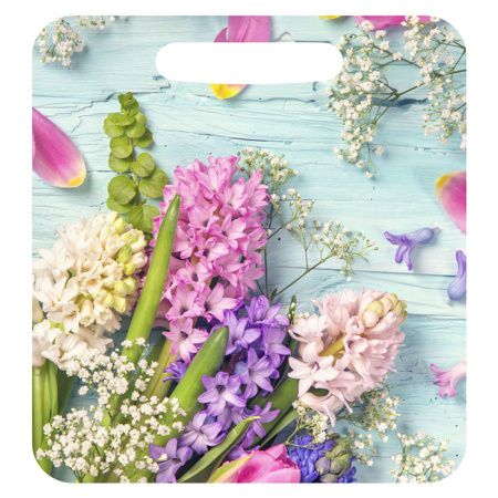 Л-10 Доска малая с рисунком  "Гиацинт" 195*210 мм