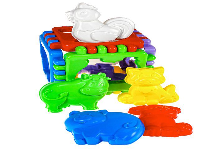 И-9086 ЛОГИЧЕСКИЙ КУБ средний "ЛЮБИМАЯ ФЕРМА".