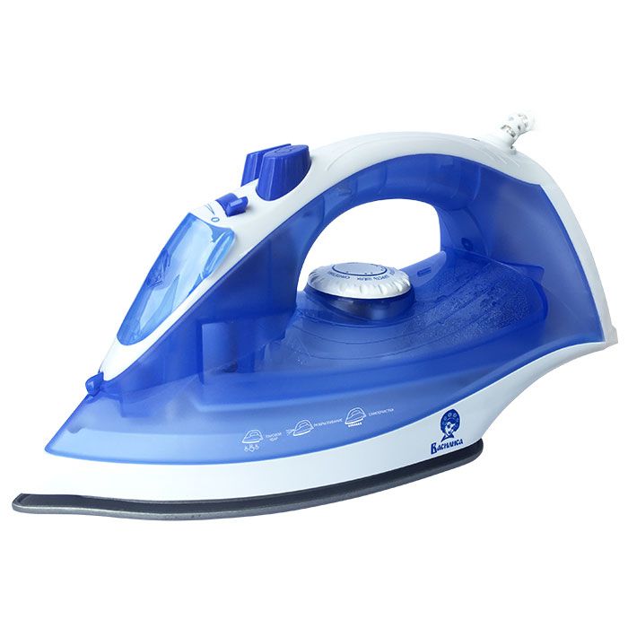 Утюг ВАСИЛИСА ВА-2001 белый со св-сиреневым 2200 Вт