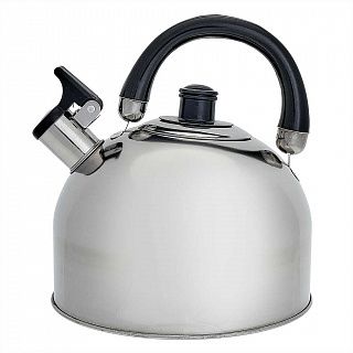 BE-0527 Чайник WEBBER из нерж.стали 3.5л,со свистком,индукционное дно