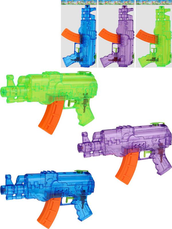 18405195Y Водный пистолет 235 мм (дальность стрельбы 5,0-6,0 м), 3 цвета микс