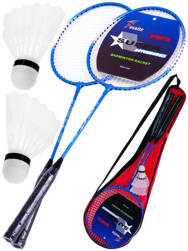 AN03365 Набор для бадминтона (65*20 см)(2 металл.ракетки,2 волана) в чехле