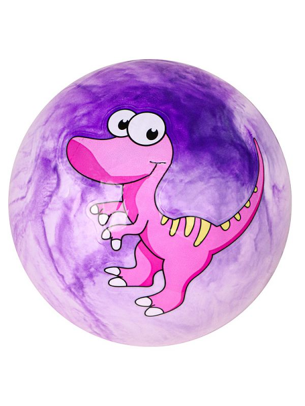 AN03214 Мяч детский (25 см, 70гр) с динозаврами (кратно 10)