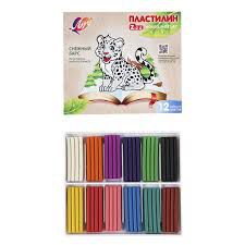 29С1722-08 Пластилин Луч"ZOO" 12 цв.,180гр,без стека