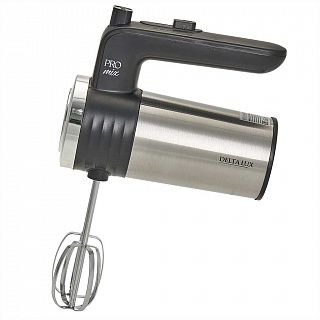 Миксер DELTA LUX DE-7703 нерж. черный: 500 Вт,4 насадки,5 скоростн.режимов