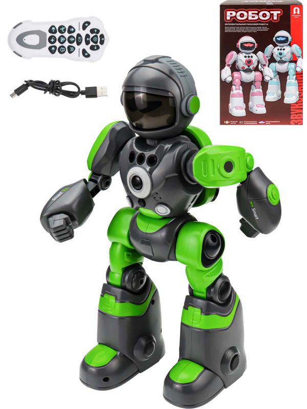 1538BG Робот на радиоуправлении (свет,звук, сенсор, батарейки 2ААА не в комплекте)