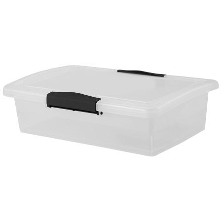 KL249512999 Ящик для хранения Keeplex Vision с защелками 1,9л 25,5х17х7см прозрачный кристалл