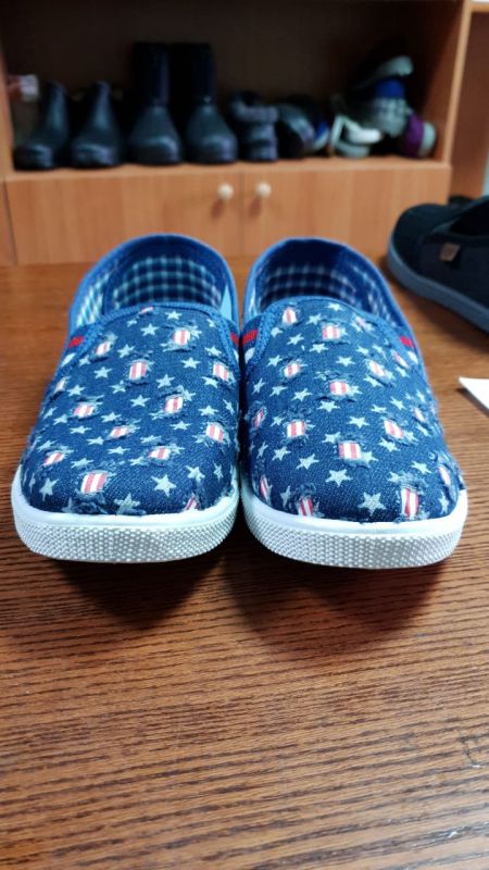 Туфли жен. джинс  (7пар./1уп.)