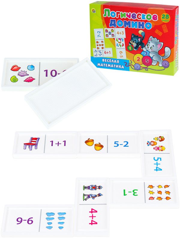 ИД-5429 Логическое Домино ВЕСЕЛАЯ МАТЕМАТИКА