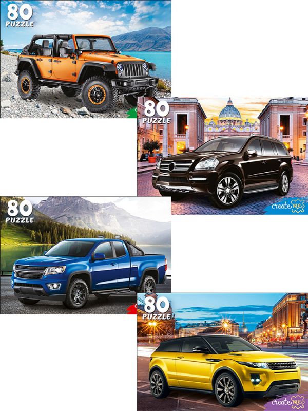 П80-5929 ПАЗЛЫ 80 элементов. ВНЕДОРОЖНИК