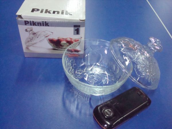 97556 Сахарница с крышкой 13см ПИКНИК