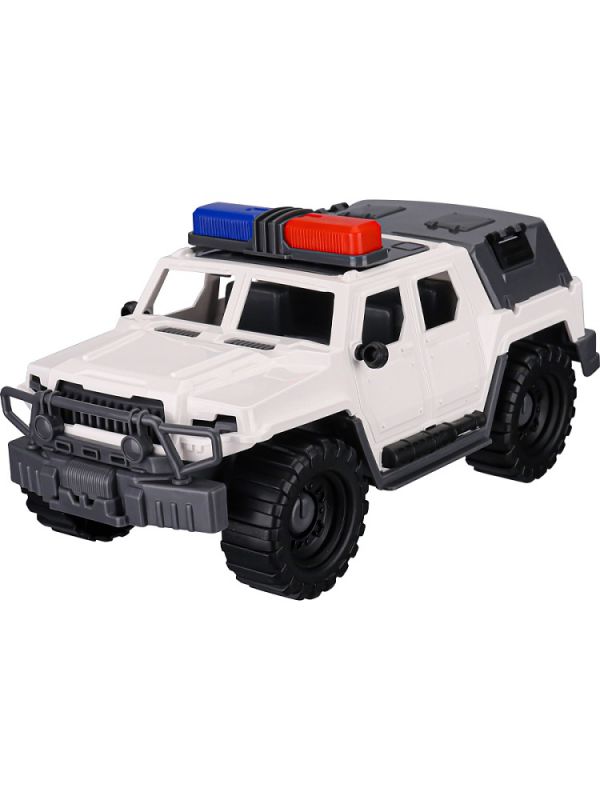 И-8928 Джип "Альфа" Полиция ( с тентом, белый)