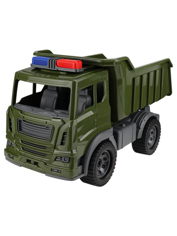 И-0996 Машинка Самосвал "Мирослав" Военный с мигалками 41 см