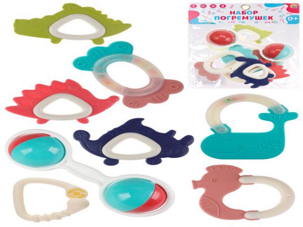 И-4133 Погремушка "Веселые звуки"0+(8 шт, в пакете)