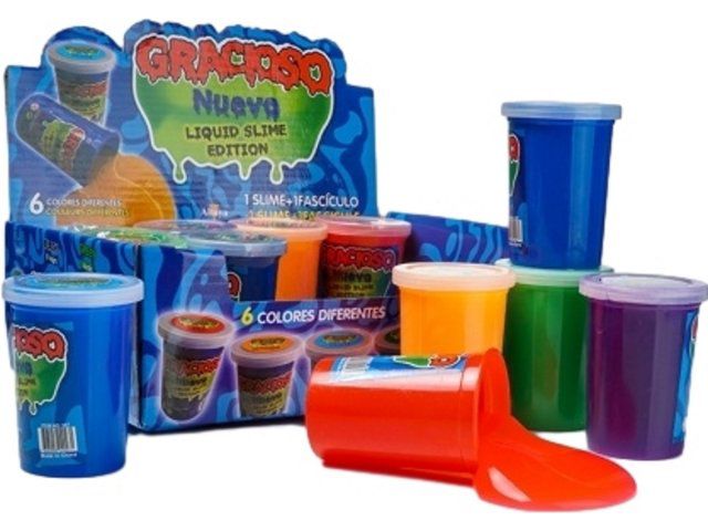 ИСМ-5010 Слайм (7х5,5см; 100г/шт)в шоу-боксе, цв. микс, кратно 12