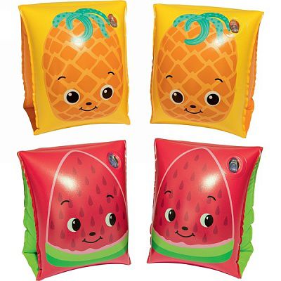 32042 Нарукавники для плавания Fruitastic 23х15 см Bestway, 3-6 лет